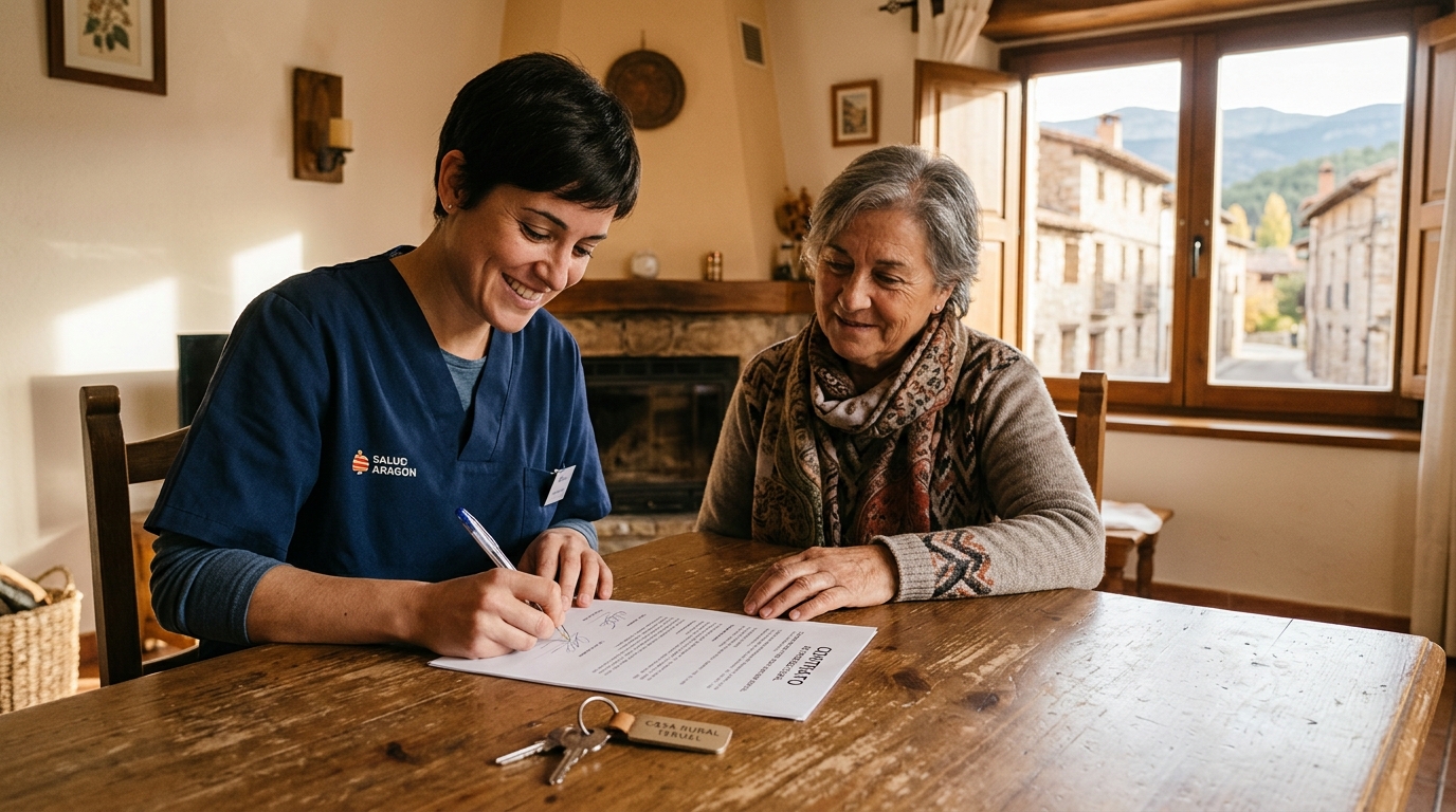 Alquiler asequible para atraer sanitarios al medio rural