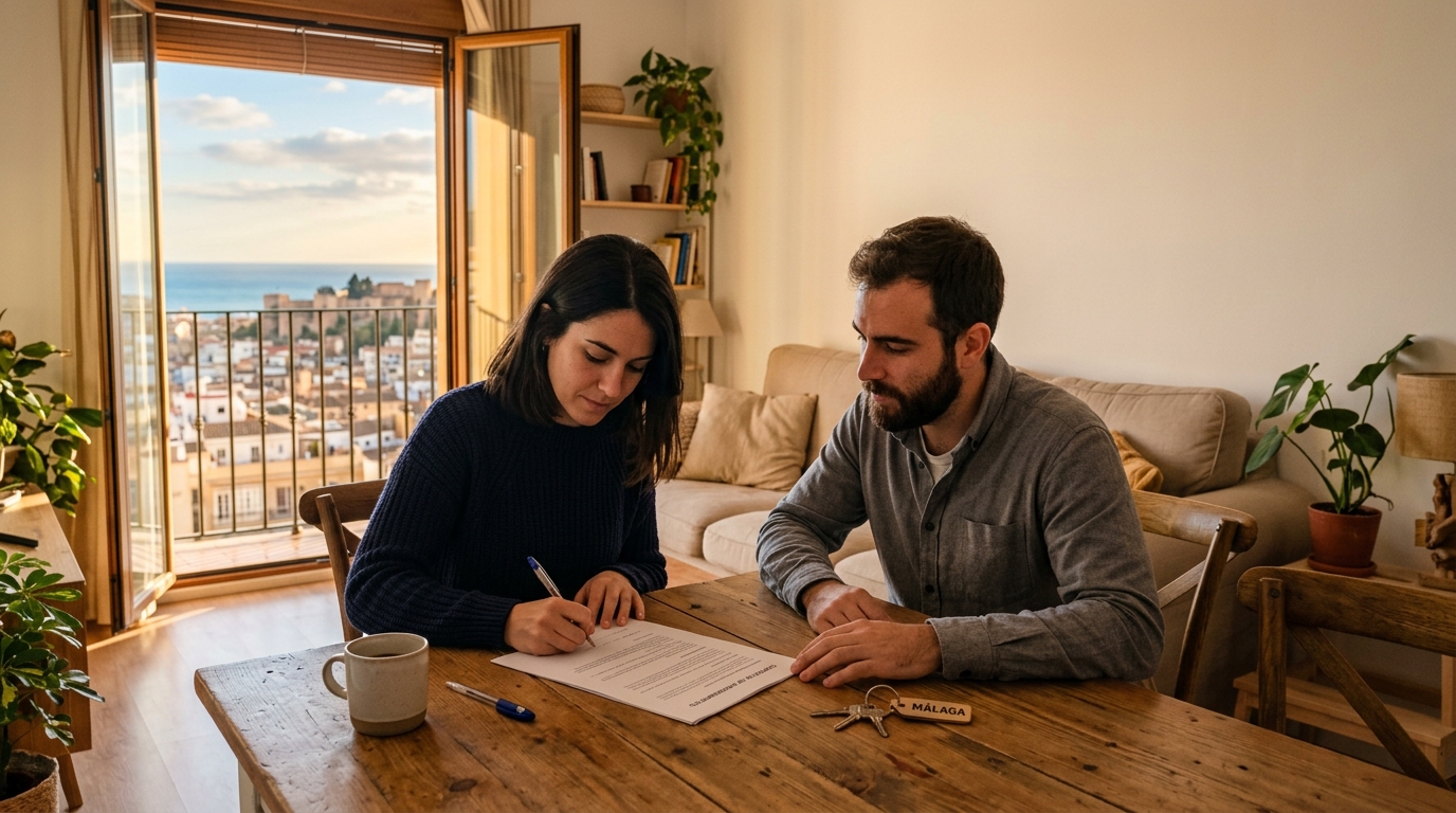 Málaga lidera el esfuerzo económico para alquilar vivienda